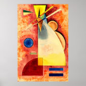Ineinander Intermingling, Kandinsky 1928 Poster (Voorkant)