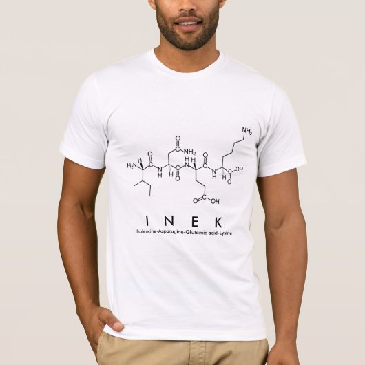 Inek peptide name shirt (Voorkant)