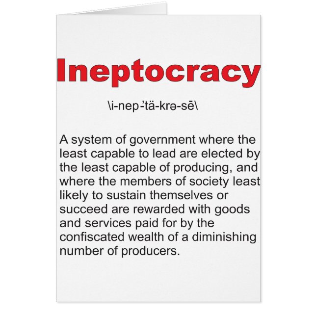 Ineptocracy Crazy system of government (Voorkant)