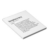 INEPTOCRATIE NOTITIEBLOK (Schuin)