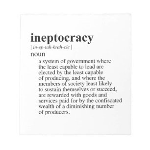 INEPTOCRATIE NOTITIEBLOK