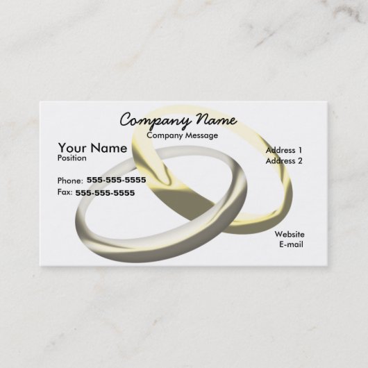 Iner vergrendeld visitekaartje (Voorkant)