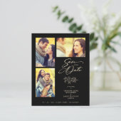Inexpensive Wedding 4 Photos Collage Branches (Staand voorkant)