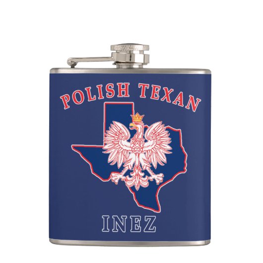 Inez Poolse Texan Heupfles (Voorkant)