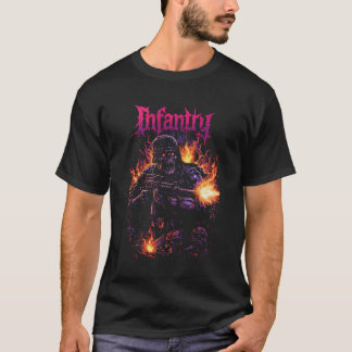 Infanterie Vuur Aanval T-shirt