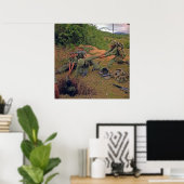 Infanterieplatform in Operatie Oregon Vietnam Poster (Thuiskantoor)