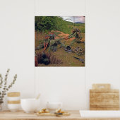 Infanterieplatform in Operatie Oregon Vietnam Poster (Keuken)