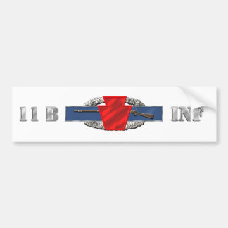 INFANTRY 11B 28e infanteriedivisie Bumpersticker