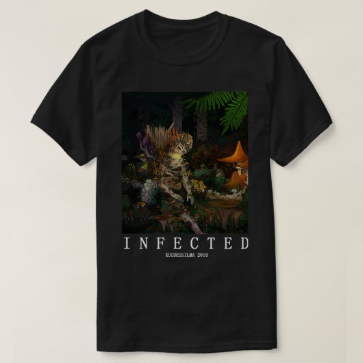 INFECTÉ Texte blanc 2018 Classic TShirt (Design devant)