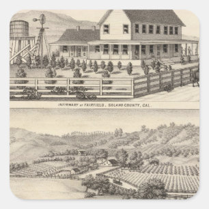 Infectie, weerstand vierkante sticker