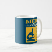 Infectieonderzoeker - Funny Epidemioloog Koffiemok (Voorkant rechts)