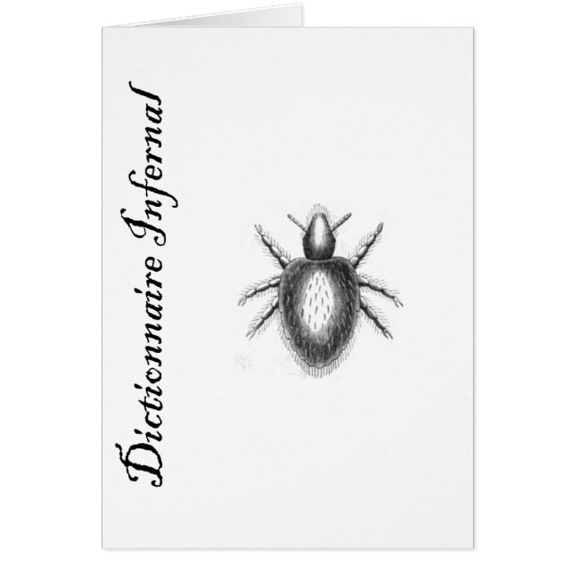 Infernal Dictionary-demon? Teken? vlooien? (Voorkant)