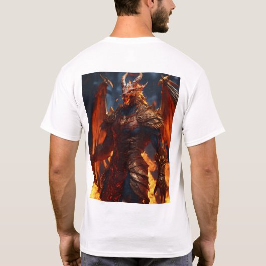 Infernal Phoenix van Emberveil T-shirt (Achterkant)