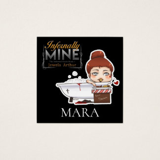 INFERNALLY MINE KAARTEN VIERKANTE VISITEKAARTJES