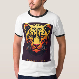 Inferno bewaker majestueuze panter dierlijke ontwe t-shirt