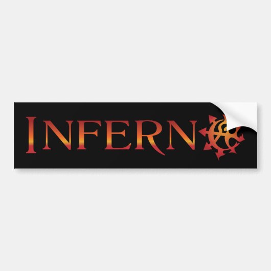 Inferno Bumpersticker #1 (Voorkant)