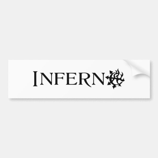 Inferno Bumpersticker #2 (Voorkant)
