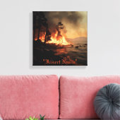Inferno Canvas Afdruk (Insitu (Woonkamer))