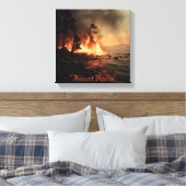 Inferno Canvas Afdruk (Insitu (Slaapkamer))