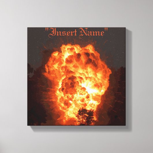 Inferno Canvas Afdruk (Voorkant)