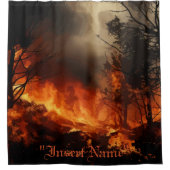 Inferno douchegordijn (Voorkant)