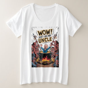 Inferno Feast Kannibalen Ate Mijn Oom Joe Biden Grote Maat T-shirt