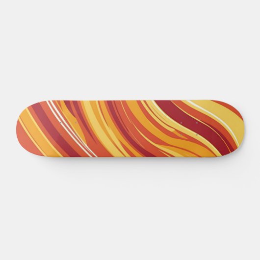 Inferno Flow - Abstract Skateboard (Horz)