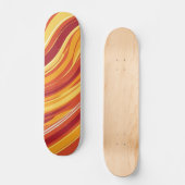 Inferno Flow - Abstract Skateboard (Recto)