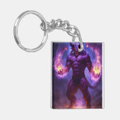 Inferno Guardian: Draak met vuur Sleutelhanger (Voorkant Links)