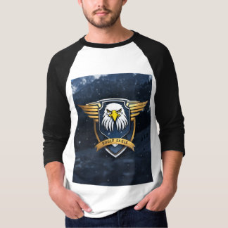 Inferno Guardian: Een Eagle Logo Design Tattoo T-shirt
