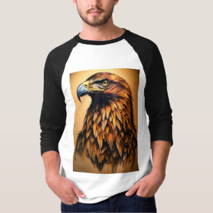 Inferno Guardian: Majestueus ontwerp van een arend T-shirt
