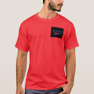 "Inferno Guardian: Waar de Reebok logo ontbrandt T-shirt