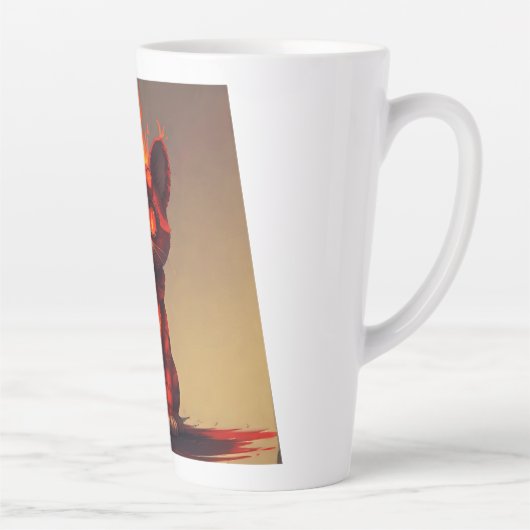 Inferno-Kat Latte Mok (Rechts)