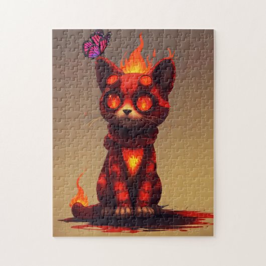 Inferno-Kat Legpuzzel (Verticaal)