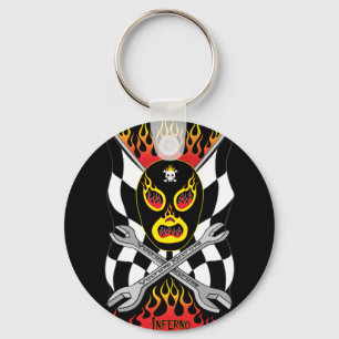 Inferno Luchador Mexican Wrestler Sleutelhanger