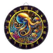 Inferno Octopus Dartboard Dartbord (Voorkant)