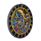 Inferno Octopus Dartboard Dartbord (Voorkant Links)