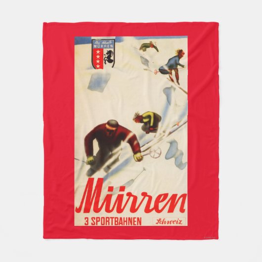 Inferno Races Promotie Poster Fleece Deken (Voorkant)