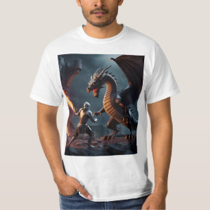 Inferno’s Edge: Knight gaat het beest tegemoet T-shirt