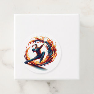 Inferno Spin - Ontsteek de geest van Breakdance Bedankjes Labels