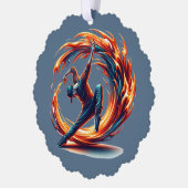 Inferno Spin - Ontsteek de geest van Breakdance Ornament Kaart (Links)