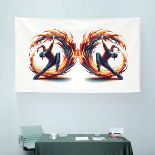 Inferno Spin - Ontsteek de geest van Breakdance Spandoek