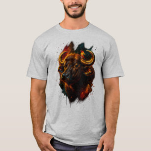 Inferno Taurus – Gloeiende Stier Power T-Shirt