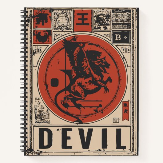 Inferno Throne - Devil King in  Wrath Notitieboek (Voorkant)