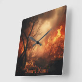 Inferno Vierkante Klok (Hoek)