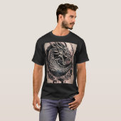 Inferno voogd: majestueus ontwerp tattoo ontwerp t t-shirt (Voorkant volledig)