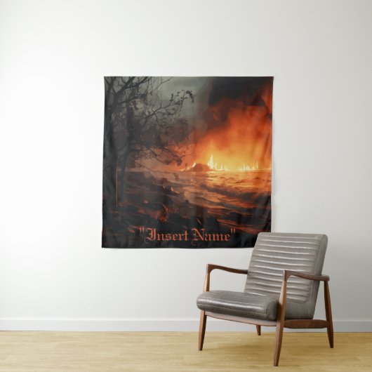 Inferno Wandkleed (In situ)