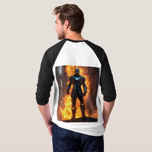 Inferno Zephyr: Meester van lucht en vuur T-shirt (Achterkant volledig)