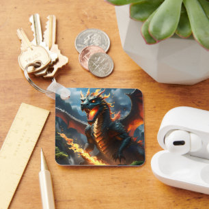 Inferno's Breath: De vlam van de draak Sleutelhanger