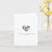 Infertilité/FIV Encouragement Luke 1:37 Carte (Fleur jaune)